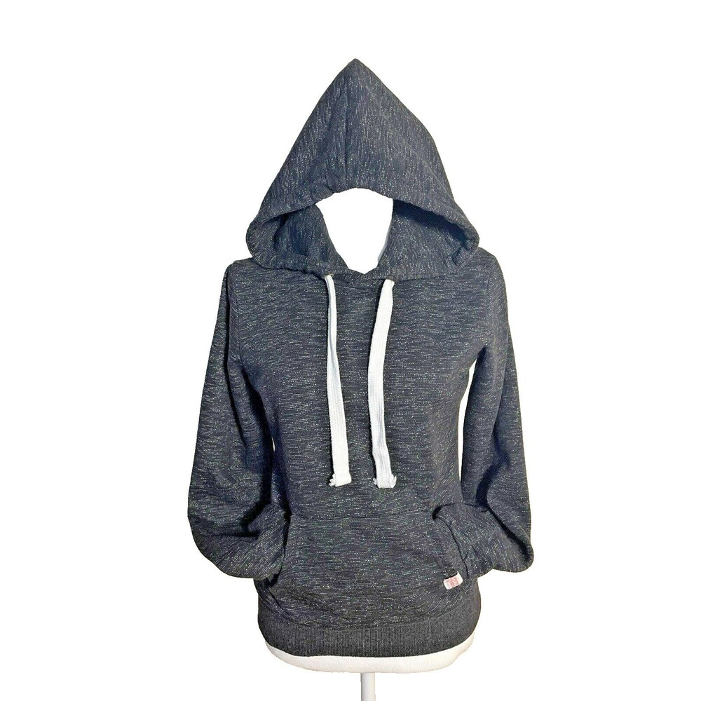 Reflex CA Comfy Soft Fleece Acitvewear Women’s Jr Pullover Dark Gray Hoodie XS
